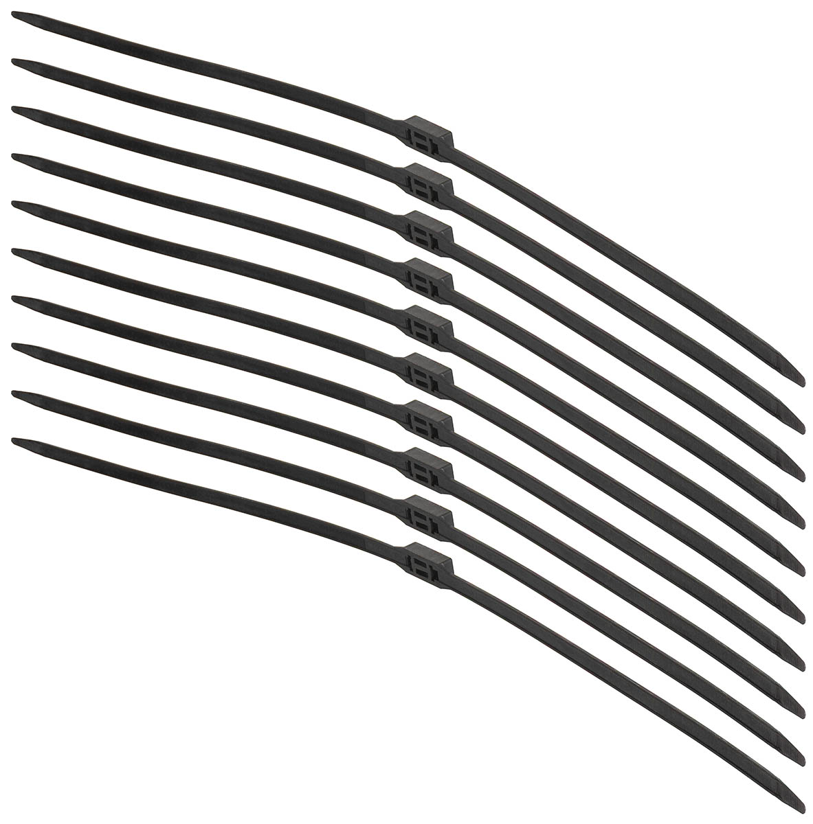 Artikelbild 2 des Artikels “Kunststoffhandschellen, 10 St./P., 89 x 1,3cm, schwarz “