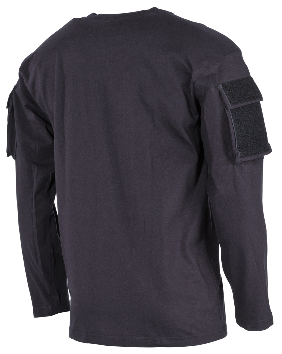 Product image 2 of the product “US Shirt, long-sleeved, black, with sleeve pockets ”