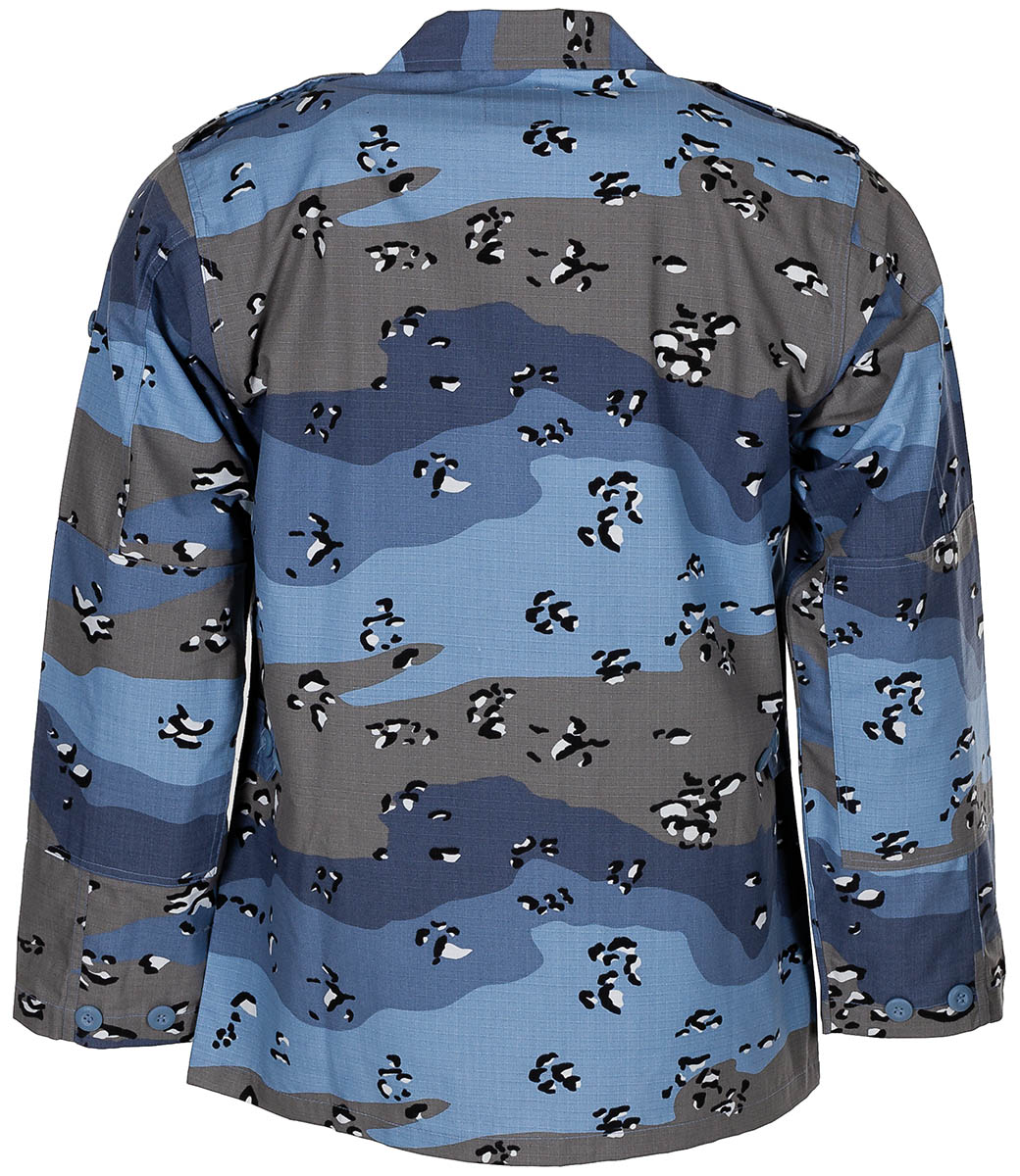 Image 2 de l'article US BDU Veste, Rip Stop, chocolate chip blue camo 