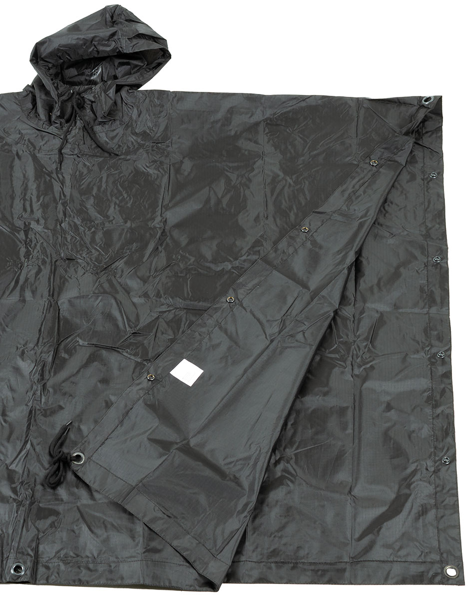Artikelbild 2 des Artikels “Poncho, Rip Stop, schwarz, ca. 144 x 223 cm “