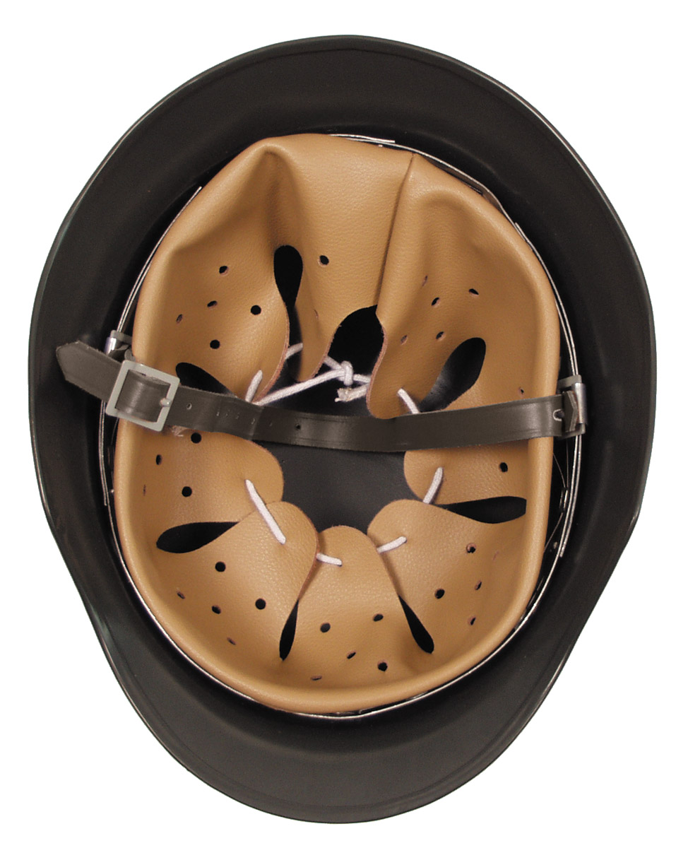 Artikelbild 2 des Artikels “Stahlhelm WW II, oliv, mit Leder-Innenteil “