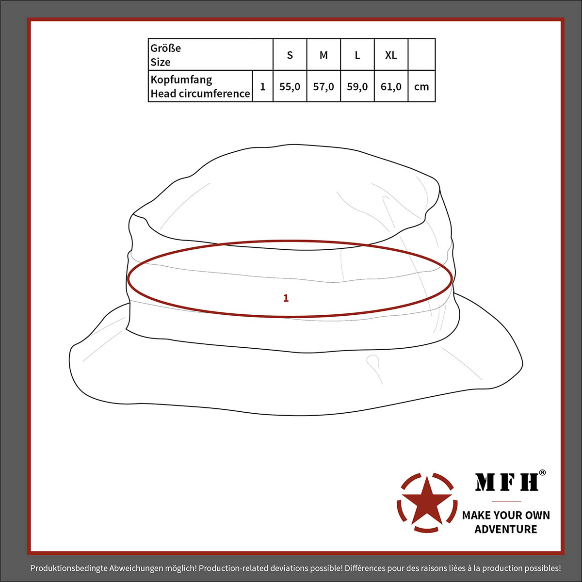 Artikelbild 2 des Artikels “US GI Buschhut, Kinnband, GI Boonie, Rip Stop, AT-digital “