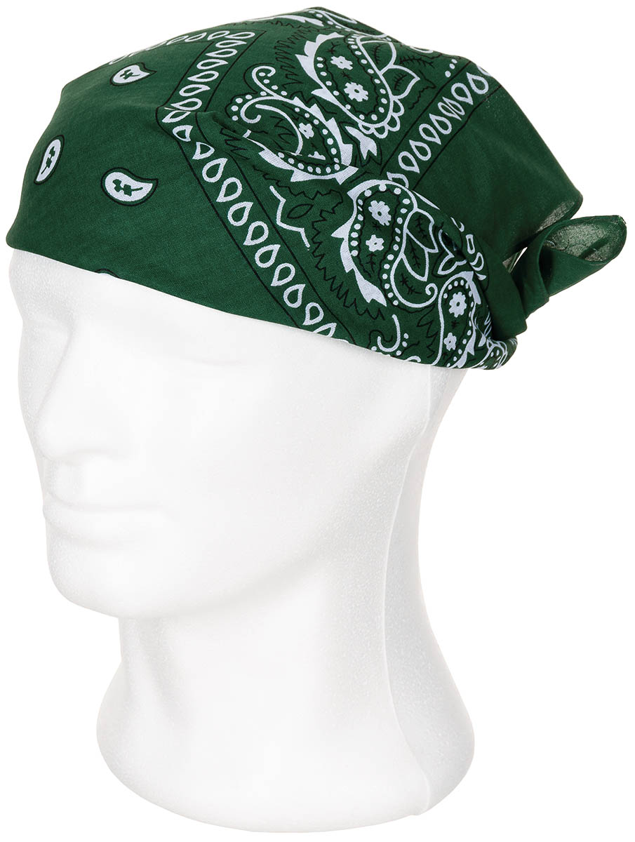 Artikelbild 2 des Artikels “Bandana, oliv-weiß, ca. 55 x 55 cm, Baumwolle “