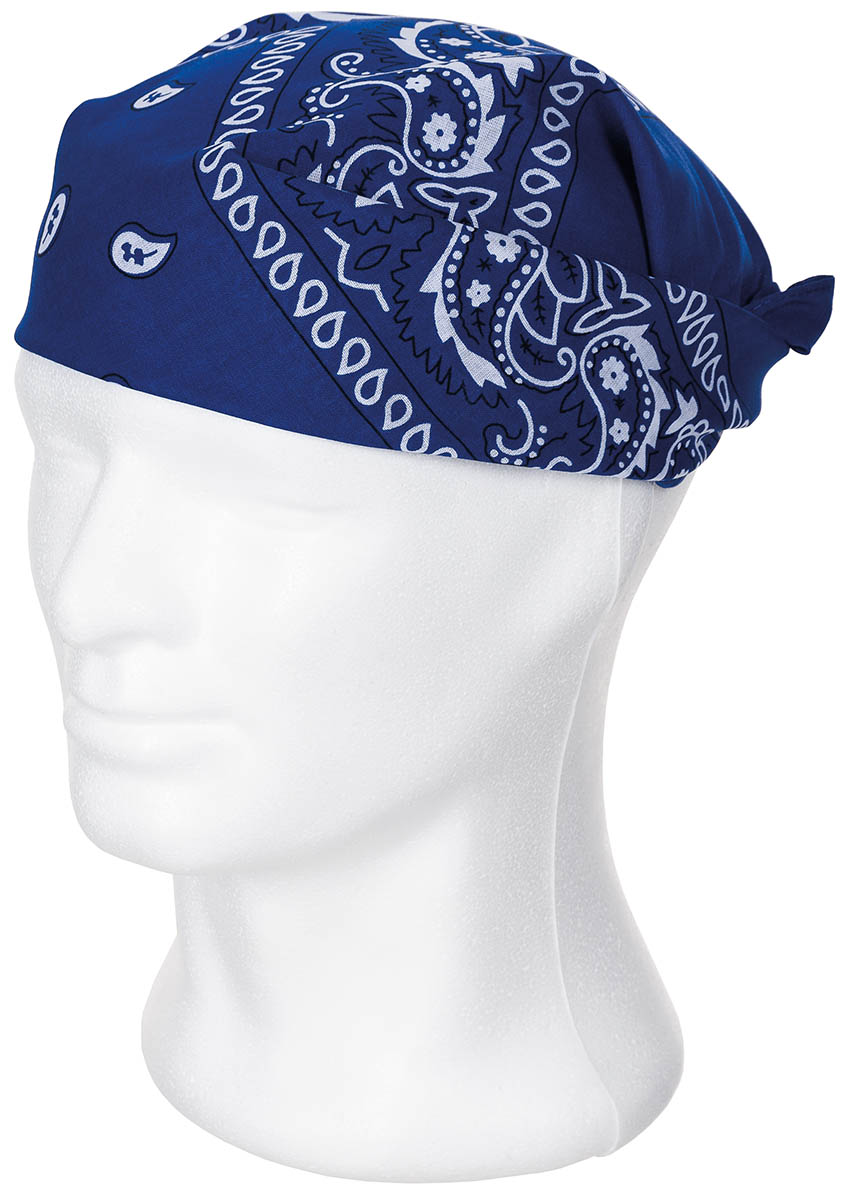 Artikelbild 2 des Artikels “Bandana, royalblau-weiß, ca. 55 x 55 cm, Baumwolle “