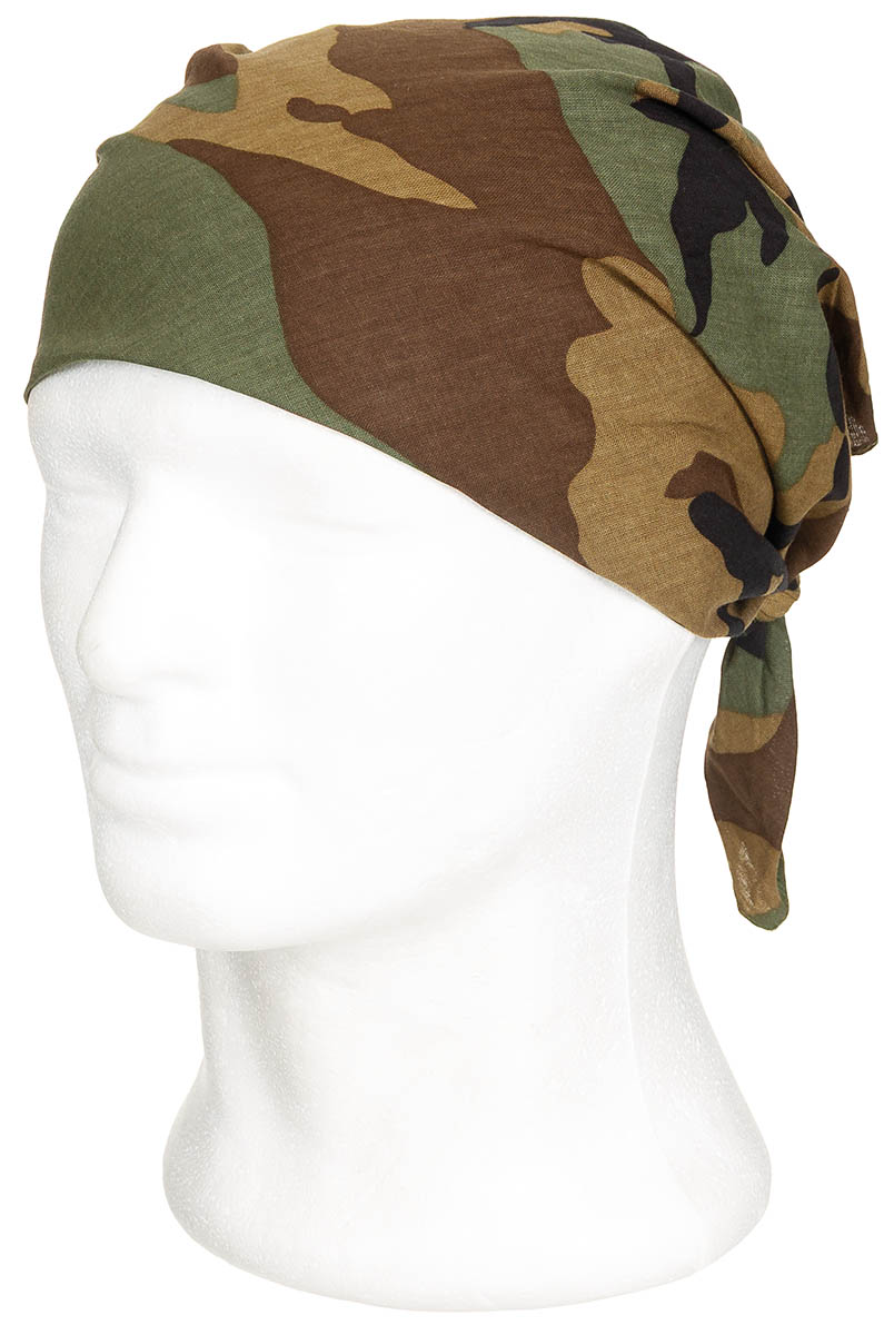 Image 2 de l'article Bandana, woodland, ca. 55 x 55 cm, Coton 