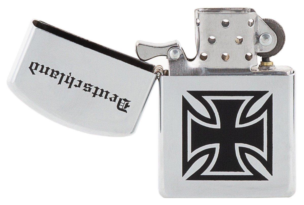 Artikelbild 2 des Artikels “Benzin-Sturmfeuerzeug, chrom poliert, 