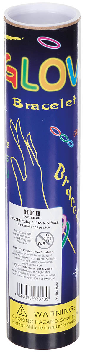 Artikelbild 2 des Artikels “Leuchtstab, Halsband, dünn, div. Farben, 65 Stk./Rolle “