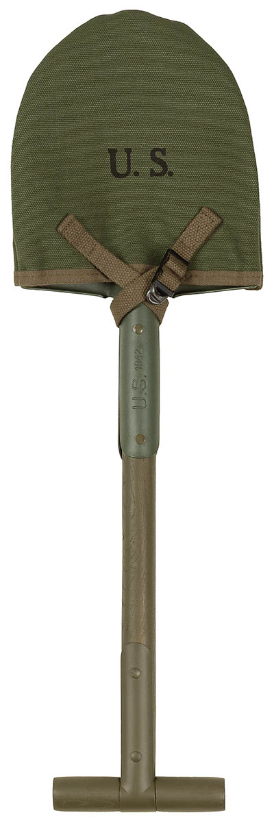 Artikelbild 2 des Artikels “US T-Spaten, M10, oliv, mit Canvashülle “