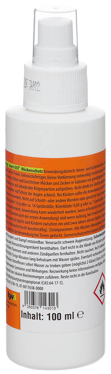 Artikelbild 2 des Artikels “Insect-OUT, 100 ml, Mücken- und Zeckenspray “
