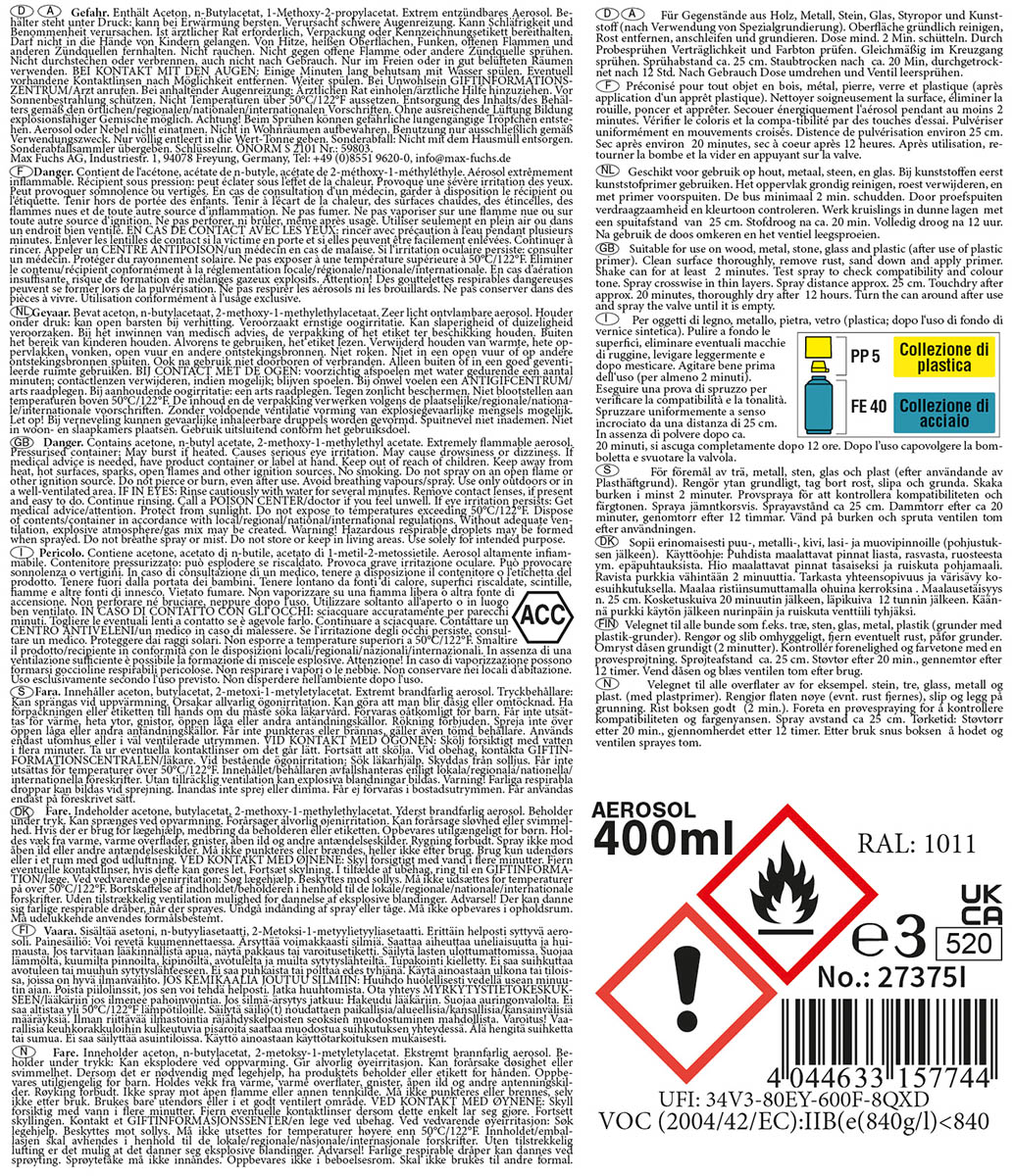 Artikelbild 2 des Artikels “Army Farbspray, COYOTE, matt, 400 ml “