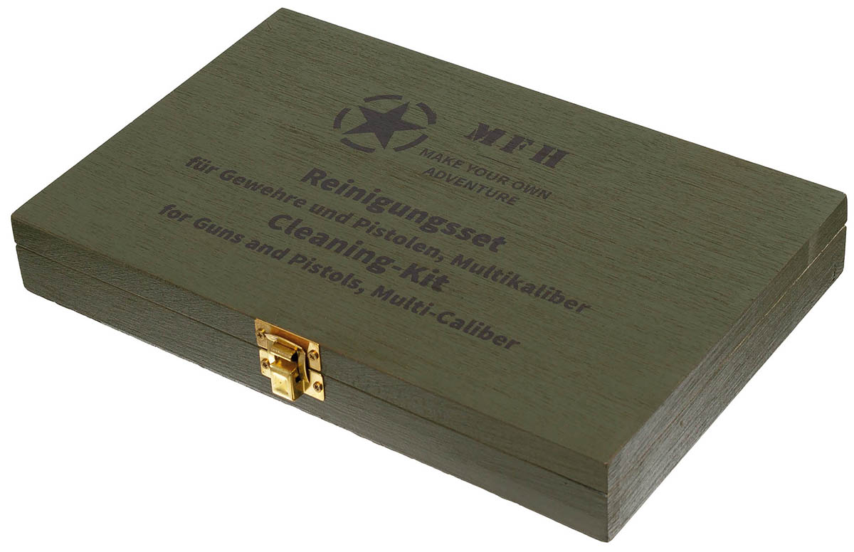 Artikelbild 2 des Artikels “Reinigungsset, für Gewehr und Pistole, Multikaliber, Holzbox “