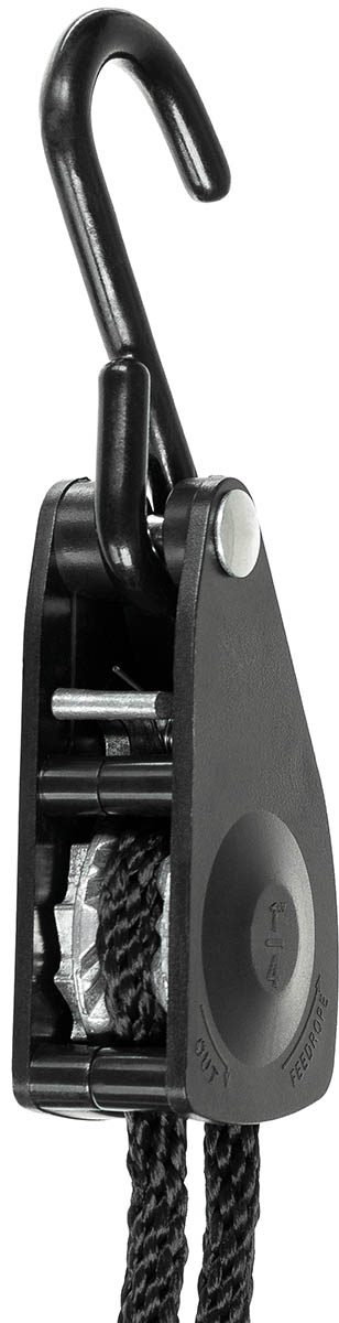 Artikelbild 2 des Artikels “Spannseil, 6 mm, 2 Meter, mit Ratschensicherung, schwarz “