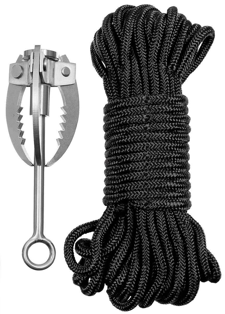 Artikelbild 2 des Artikels “Wurfanker, Metall, klappbar, mit Seil “