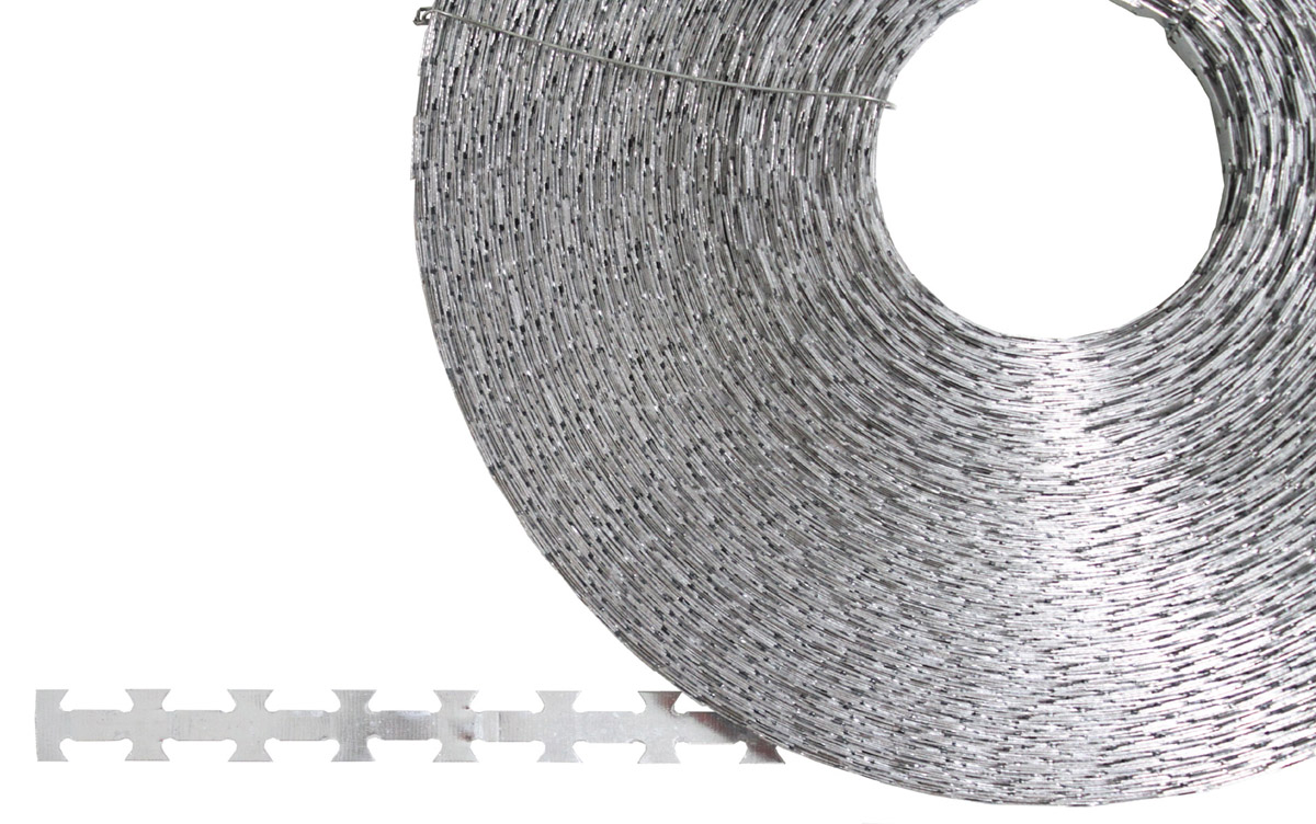 Artikelbild 2 des Artikels “Band-Stacheldraht, Metall verzinkt, 120 m, Durchm. 30 cm “