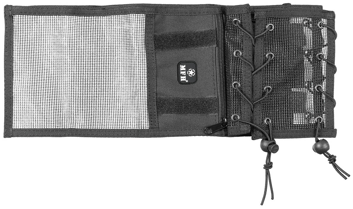 Image 2 de l'article Sac d'armee, noir, poche pour monnaie et cartes 