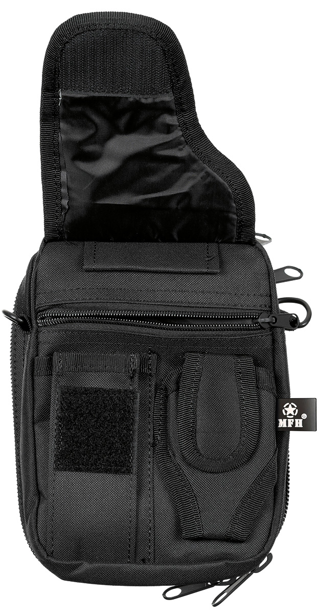 Artikelbild 2 des Artikels “Gürtel-Umhängetasche, schwarz, mit abnehmbarem Holster “