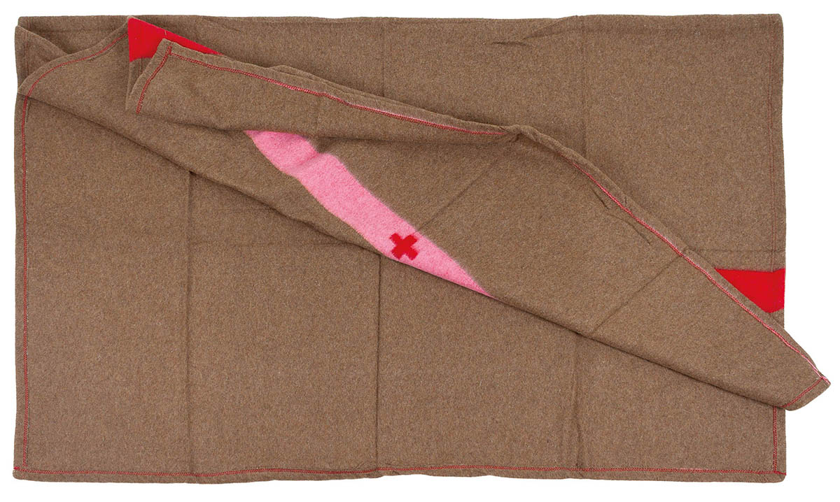 Artikelbild 2 des Artikels “Schweiz. Wolldecke, braun, ca. 200 x 150 cm “