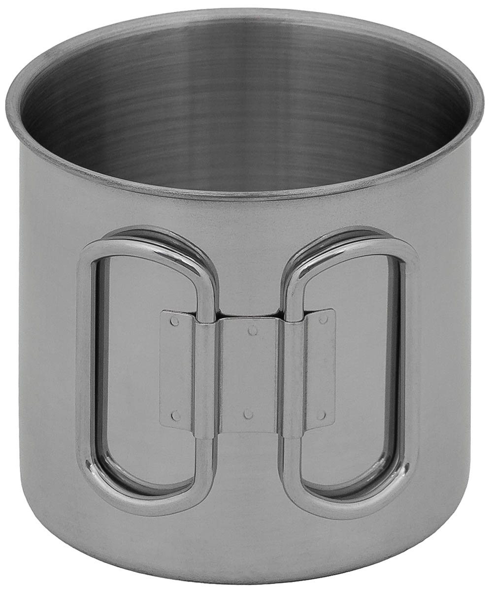 Artikelbild 2 des Artikels “Tasse, Edelstahl, Klappgriffe, ca. 450 ml “