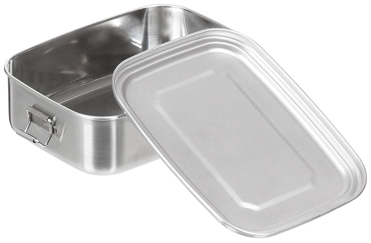 Artikelbild 2 des Artikels “Lunchbox, Edelstahl, ca. 18 x 14 x 6,5 cm “
