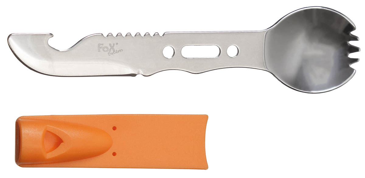 Artikelbild 2 des Artikels “Multifunktionsgöffel, Edelstahl, Griff orange “