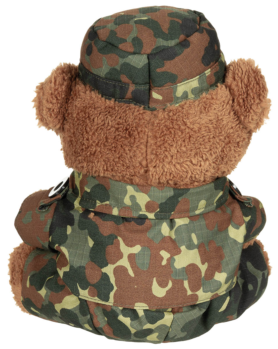 Artikelbild 2 des Artikels “Teddybär, mit Anzug und Mütze, flecktarn, ca. 28 cm “