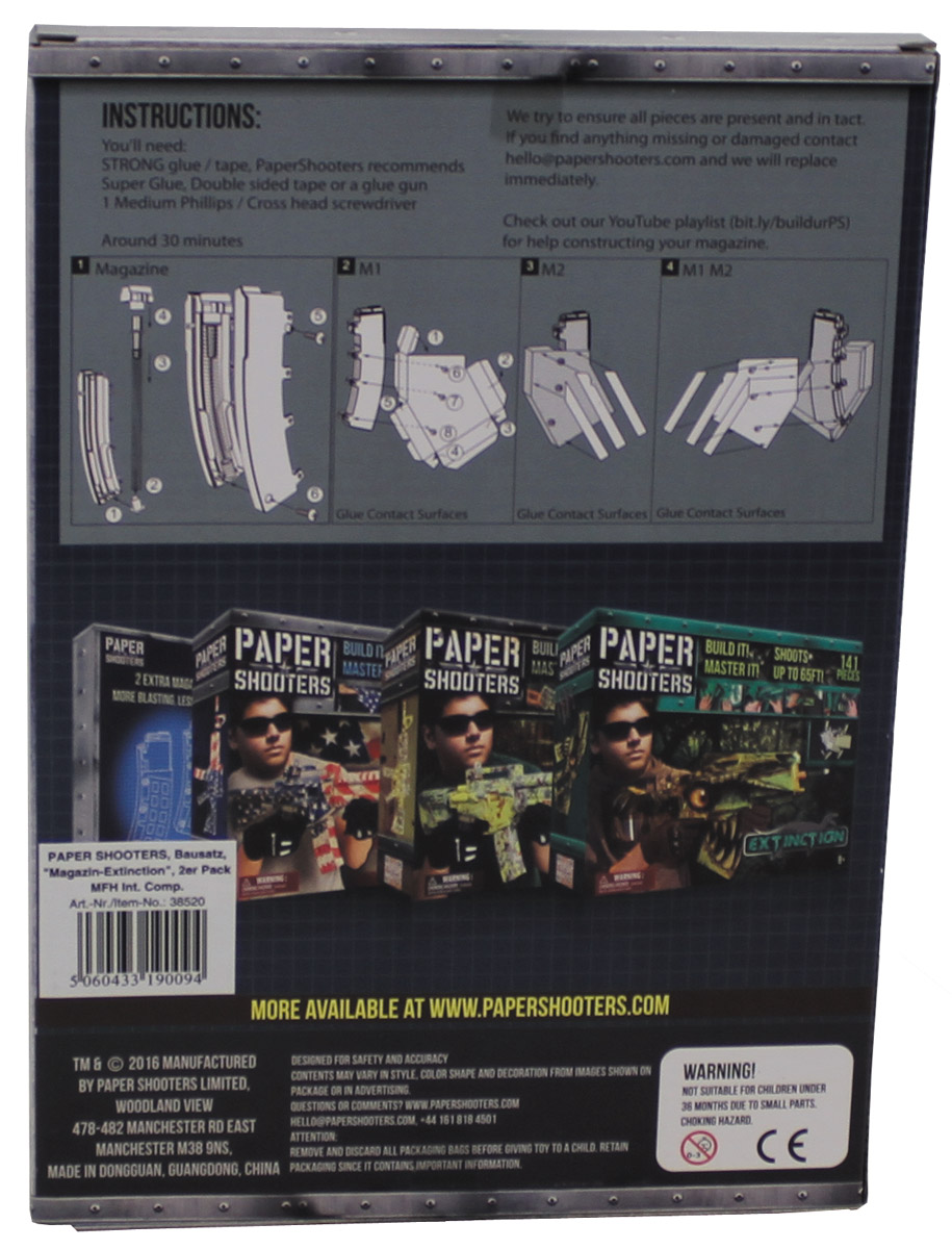 Artikelbild 2 des Artikels “PAPER SHOOTERS, Bausatz, Magazin 