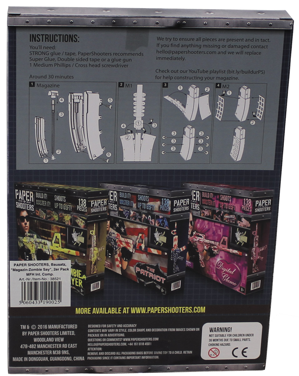 Artikelbild 2 des Artikels “PAPER SHOOTERS, Bausatz, Magazin 