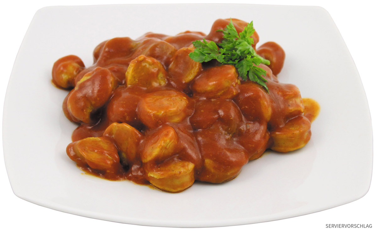 Artikelbild 2 des Artikels “Currywurst, Vollkonserve, 400 g, 7% Mwst. “