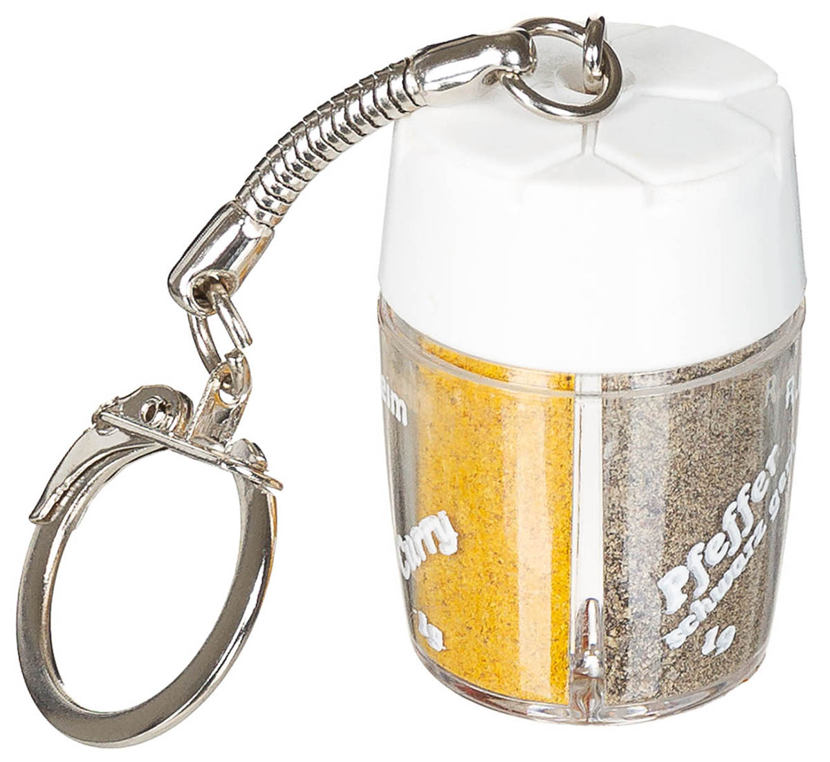 Artikelbild 2 des Artikels “Trek'n Eat, Gewürzstreuer, 4-fach, Schlüsselanhänger “