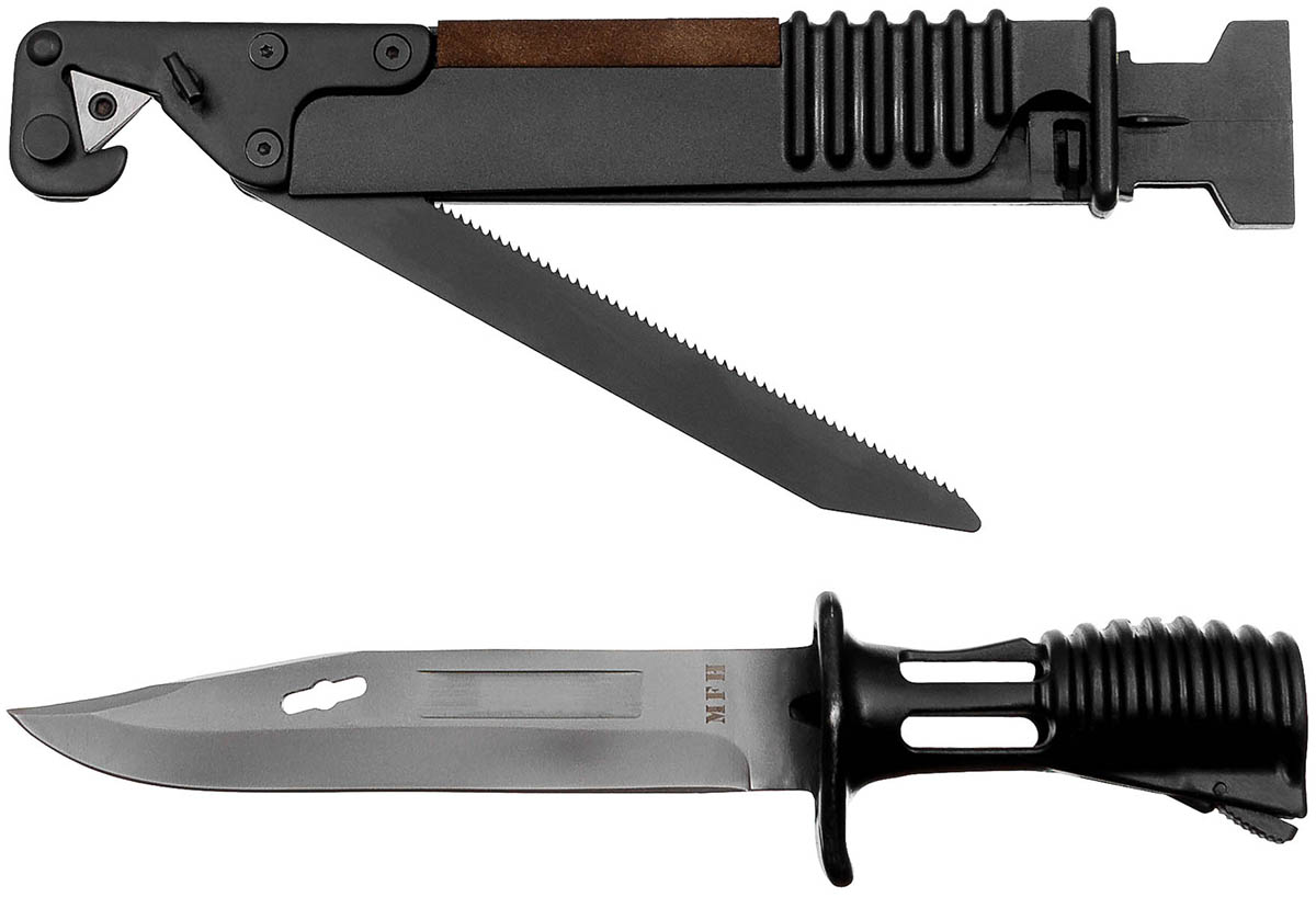 Artikelbild 2 des Artikels “Brit. Bajonett, SA80, schwarz, Scheide, Tasche DPM “