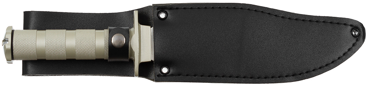 Artikelbild 2 des Artikels “Überlebensmesser, silber, Aluminiumgriff, Scheide “