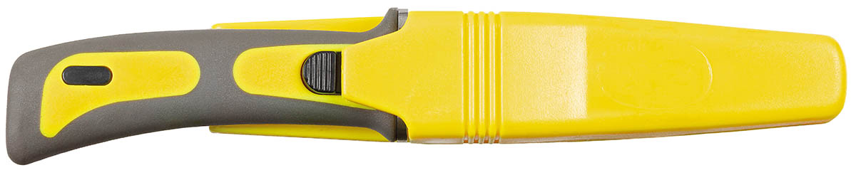 Artikelbild 2 des Artikels “Tauchermesser, gelb-schwarz, Gummigriff, Scheide “