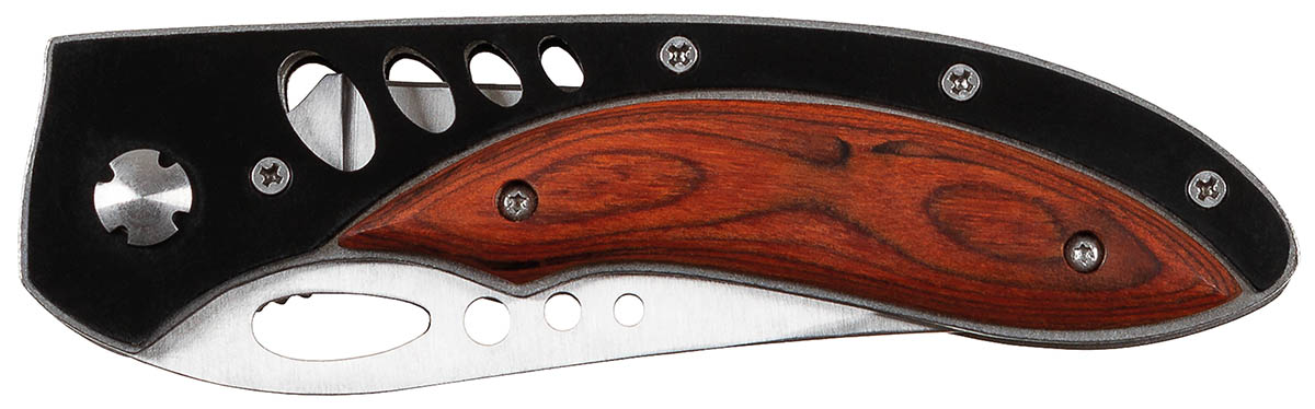 Artikelbild 2 des Artikels “Klappmesser, Einhand, Griff mit Holzeinlagen “