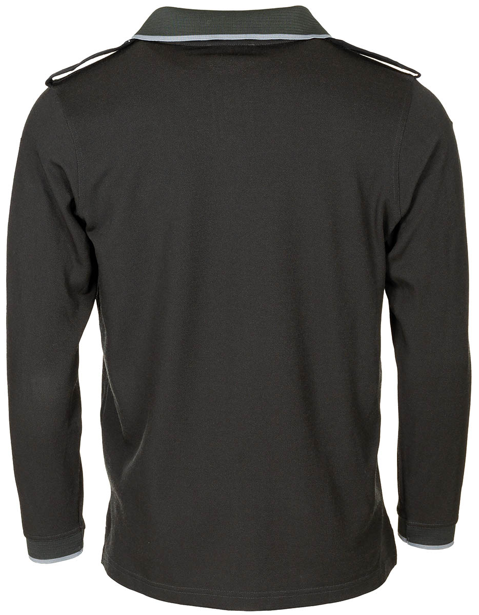 Artikelbild 2 des Artikels “Brit. Poloshirt, blau/grau, langarm, gebr. “