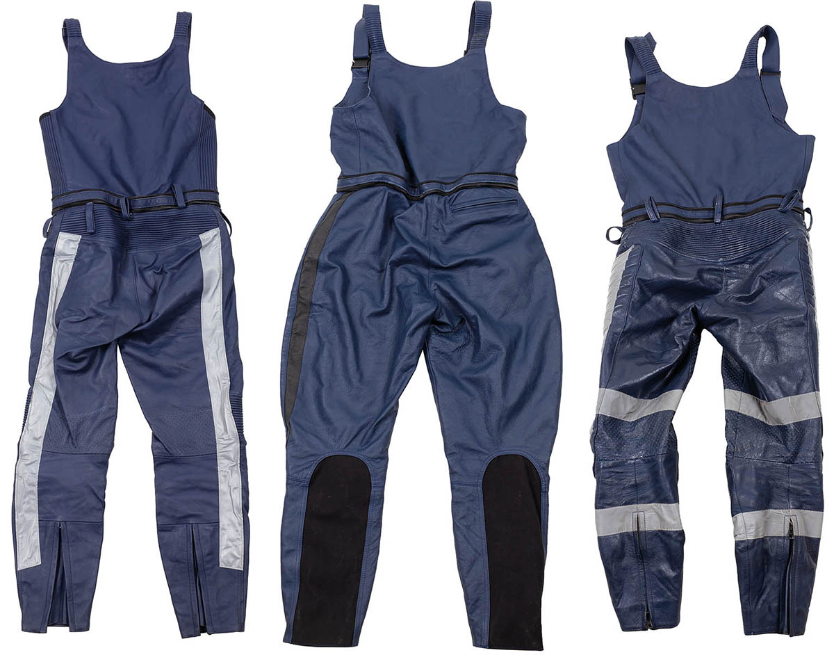 Artikelbild 2 des Artikels “Holl. Kradfahrerhose, Leder, kleine Größen, gebr. “