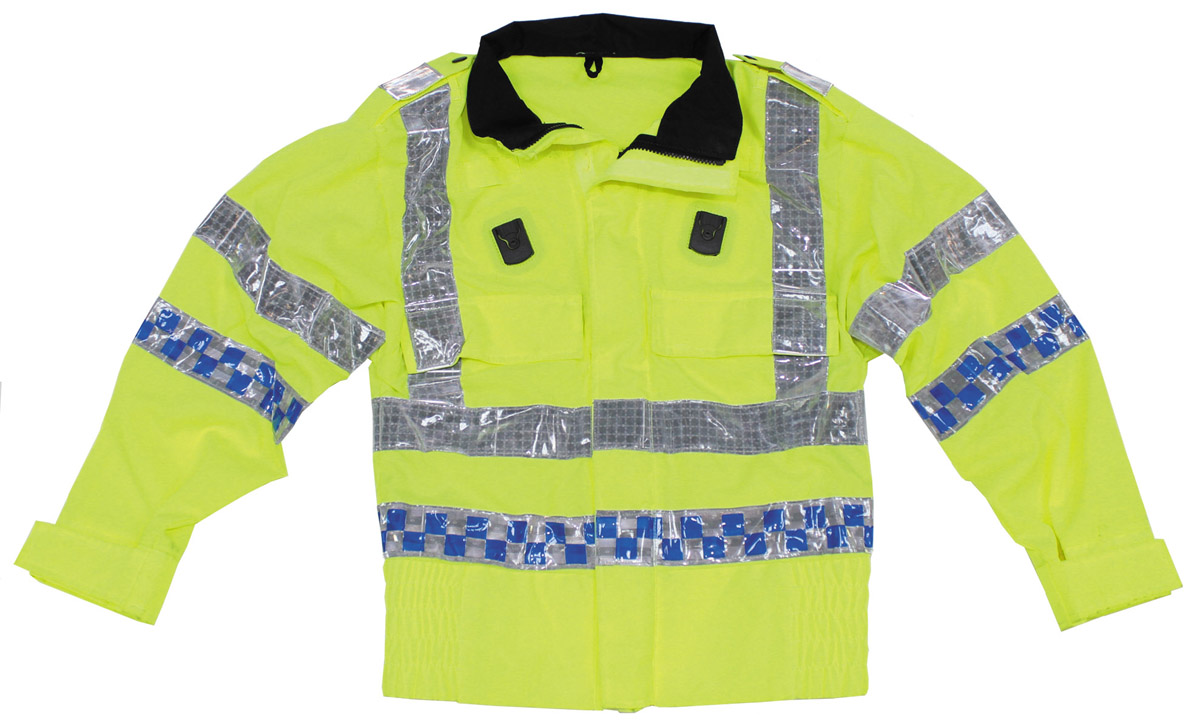 Artikelbild 2 des Artikels “Brit. Signaljacke, gelb, mit Reflektor, gebr. “