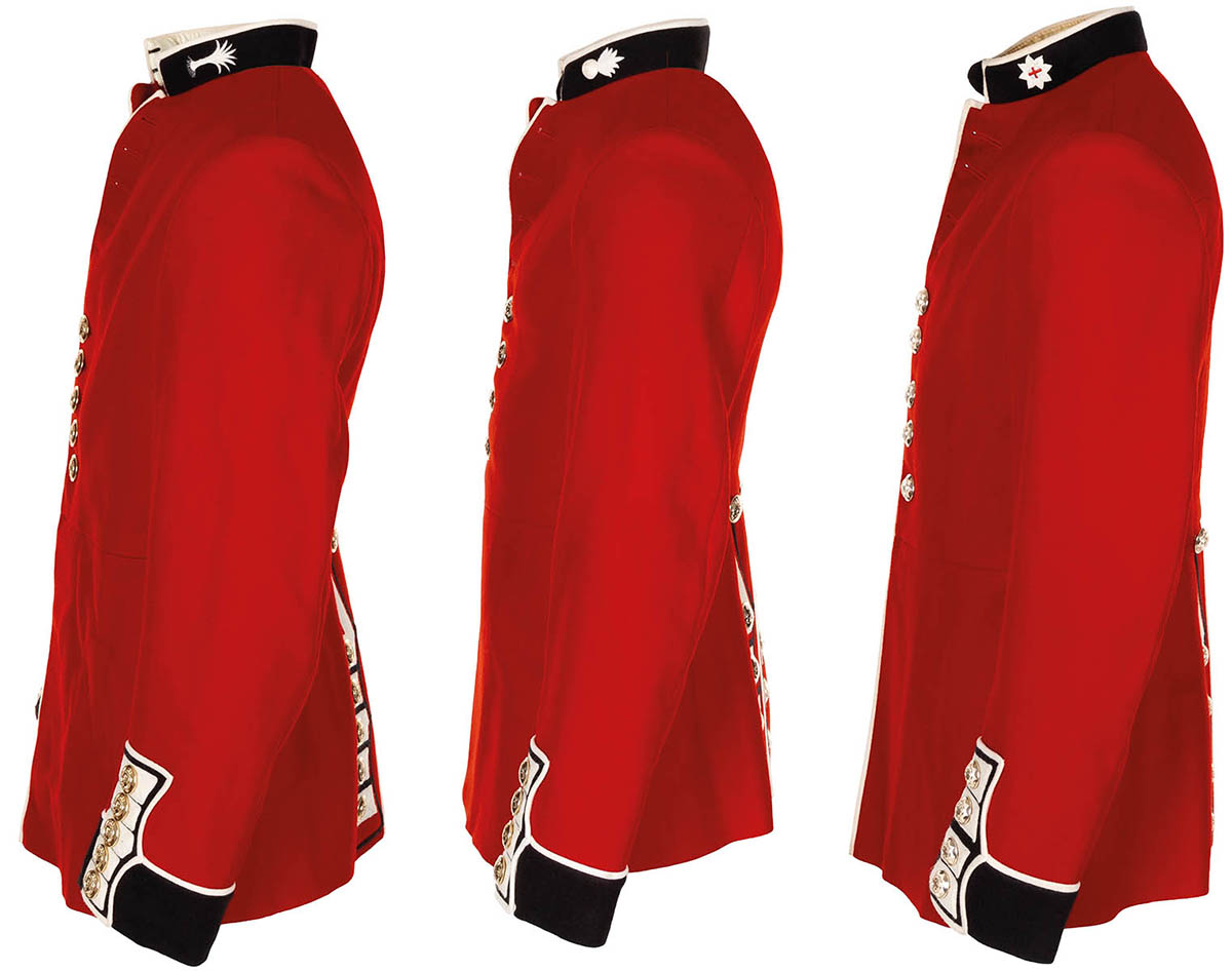 Artikelbild 2 des Artikels “Brit. Paradejacke, rot, ohne Schulterklappen, gebr. “