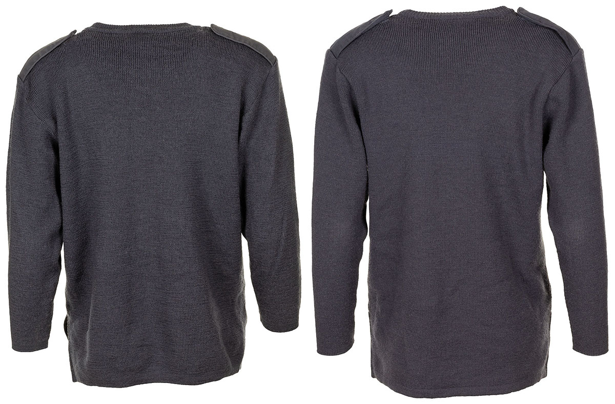 Artikelbild 2 des Artikels “Brit. Kommando Strickweste, DAMEN, blau/grau, gebr. “