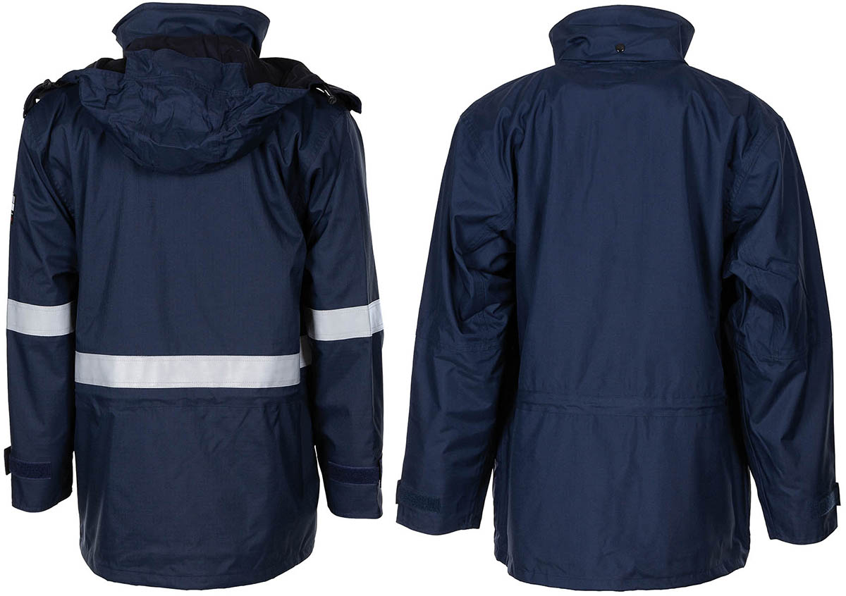 Artikelbild 2 des Artikels “Belg. Nässeschutzjacke, flammhemmend, blau, neuw. “