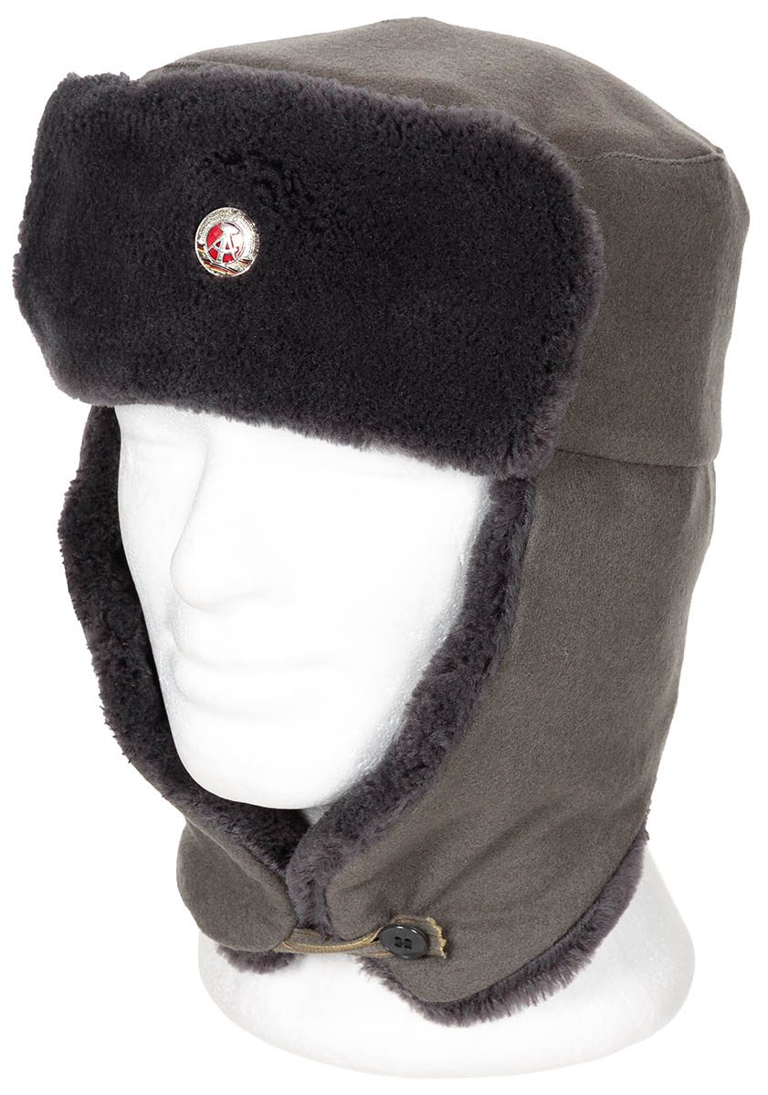 Artikelbild 2 des Artikels “NVA Wintermütze, grau, mit Kokarde, neuw. “