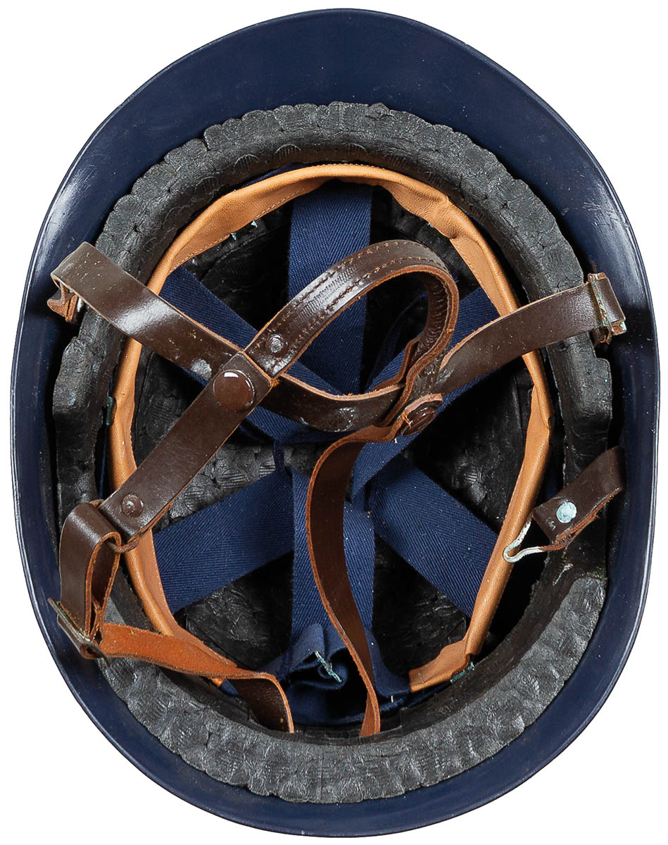 Artikelbild 2 des Artikels “Belg. Polizeihelm, blau, gebr. “