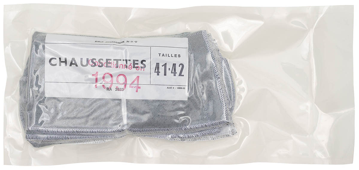 Artikelbild 2 des Artikels “Franz. Schutzsocke, ABC, grau, neuwertig “