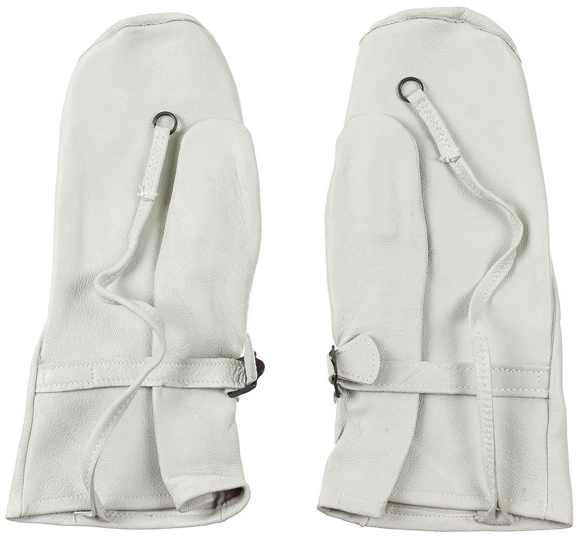 Artikelbild 2 des Artikels “Schwed. Fausthandschuhe, Leder, weiß, gebr. “