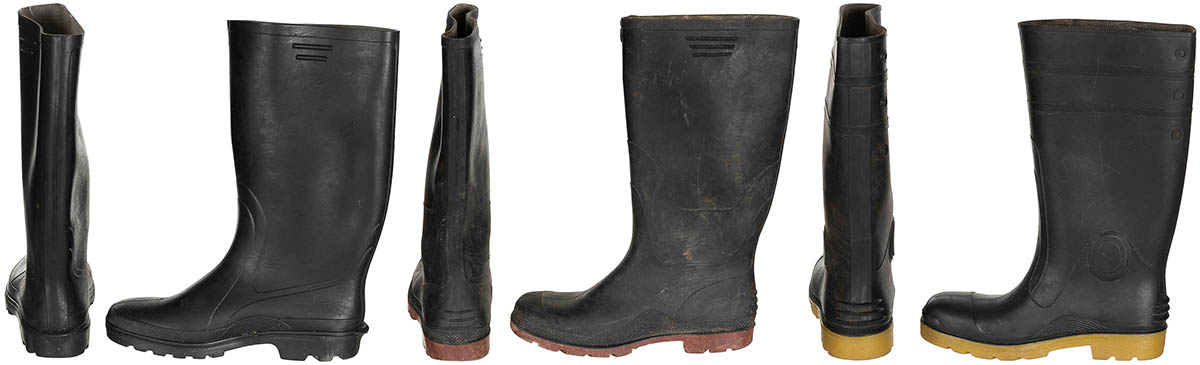 Product image 2 of the product “BW Rubber Boots, black, used, assorted models ”
