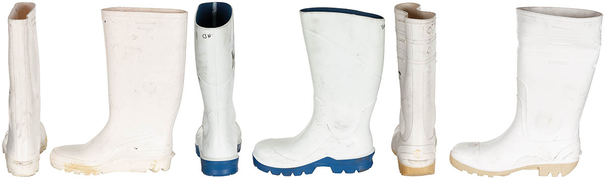 Product image 2 of the product “BW Rubber Boots, white, used, assorted models ”
