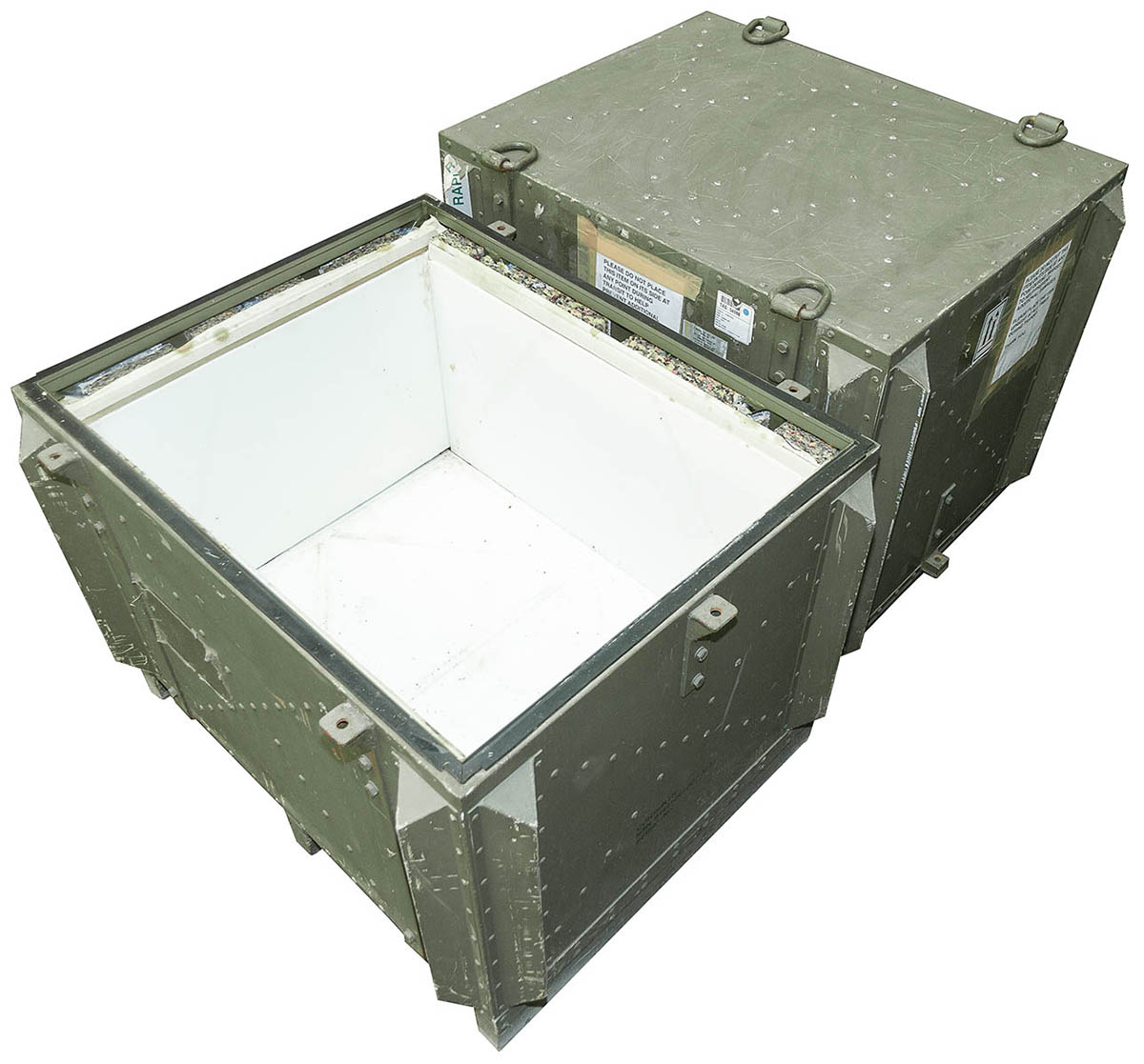 Artikelbild 2 des Artikels “Brit. Transportbehälter, Alu, 2-teilig, gebr. “