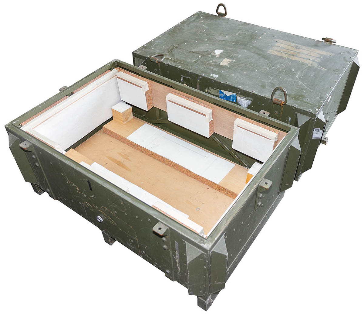 Artikelbild 2 des Artikels “Brit. Transportbehälter, Alu, 2-teilig, gebr. “