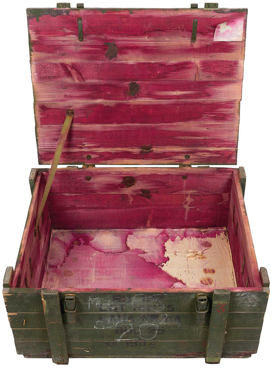 Artikelbild 2 des Artikels “Ital. Holzkiste, oliv, gebr., “