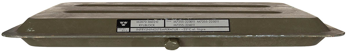 Artikelbild 2 des Artikels “Schwed. Kühlblock, Metall, neuw., mit Lagerspuren “