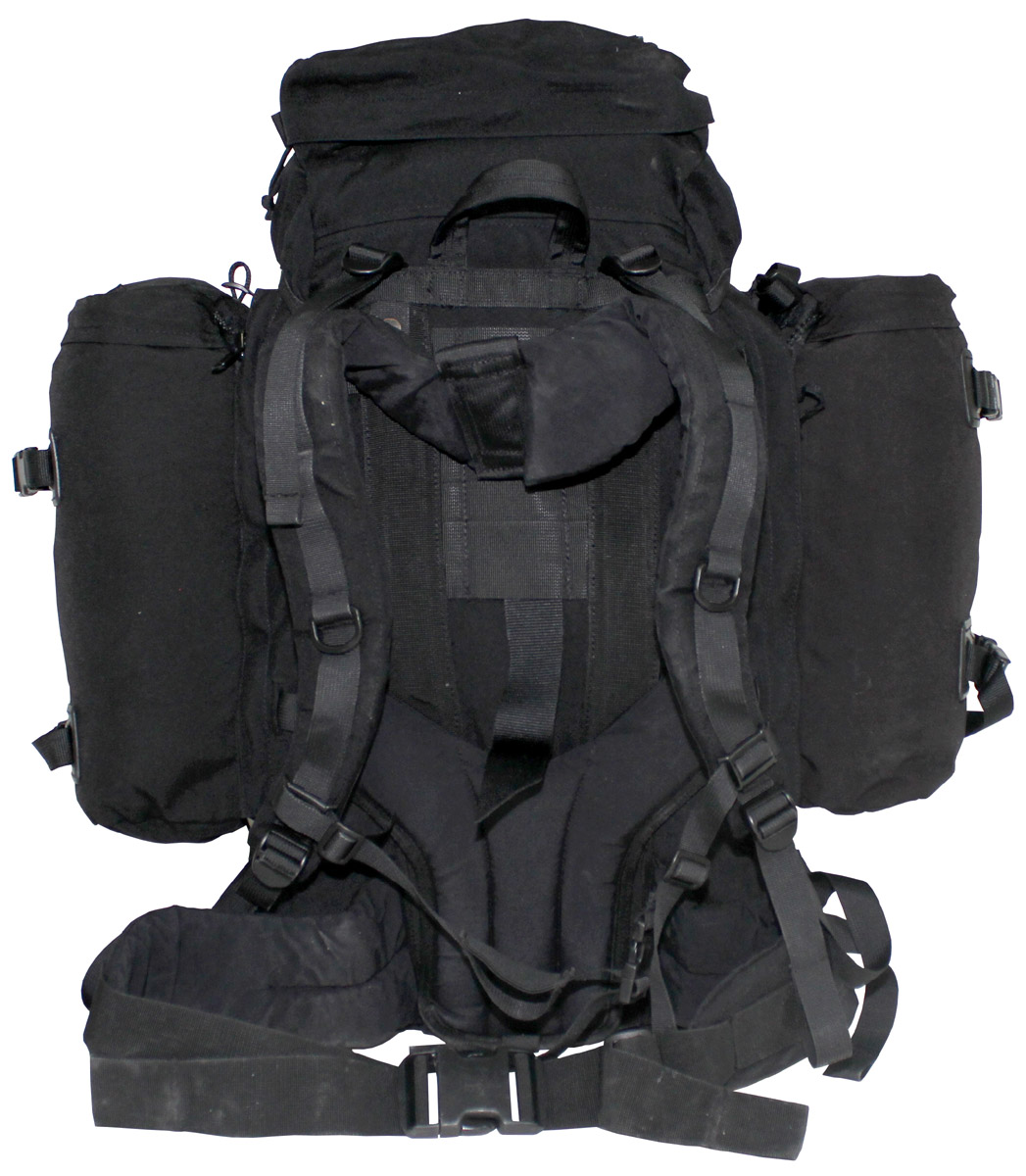 Artikelbild 2 des Artikels “Holl. Rucksack, Medium, mit Seitentaschen, schwarz, gebr. “